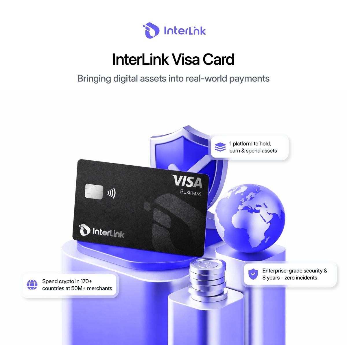 InterLink se asocia con HPX para lanzar las tarjetas Visa de InterLink.