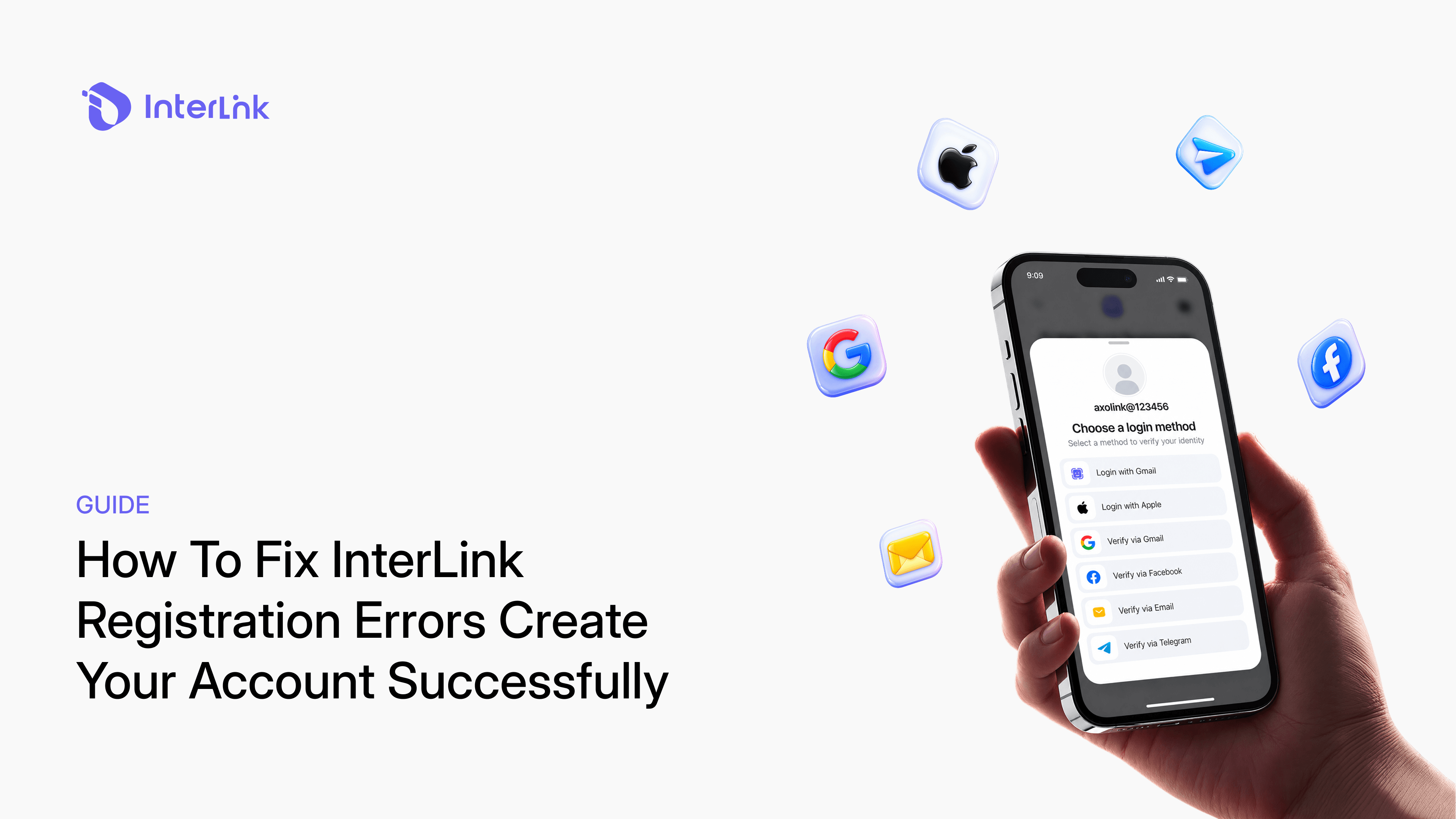 How To Fix InterLink Registration Errors – Create Your Account Successfully
