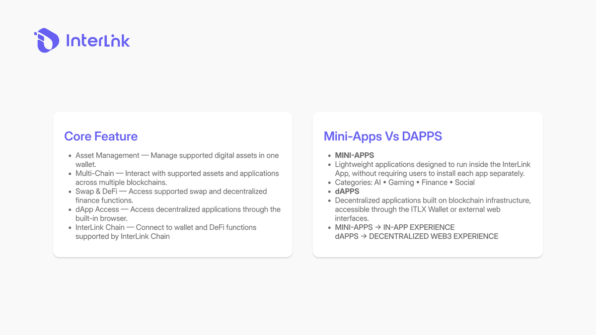 InterLink Chain und Seoul Private Mainnet unterstützen Mini-Apps, dApps, Staking und On-Chain-Dienste.