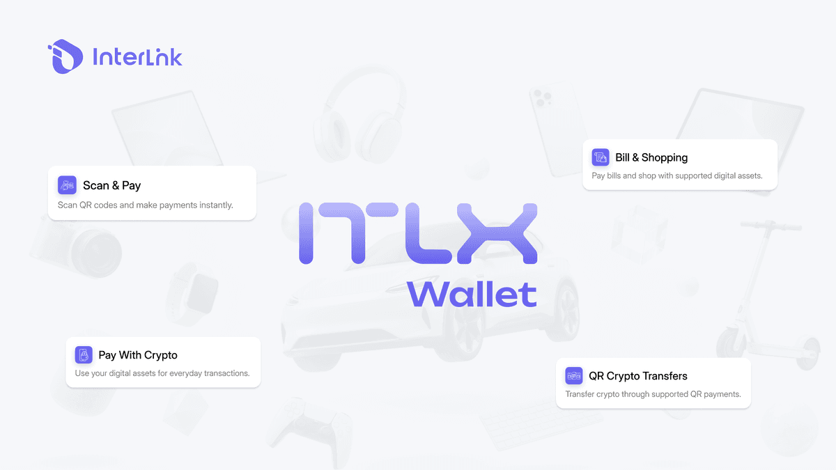 Proseso ng pagbabayad gamit ang ITLX Pay QR code na nagpapakita ng isang user na nag-i-scan ng QR code ng merchant at kinukumpirma ang isang crypto payment sa isang smartphone.